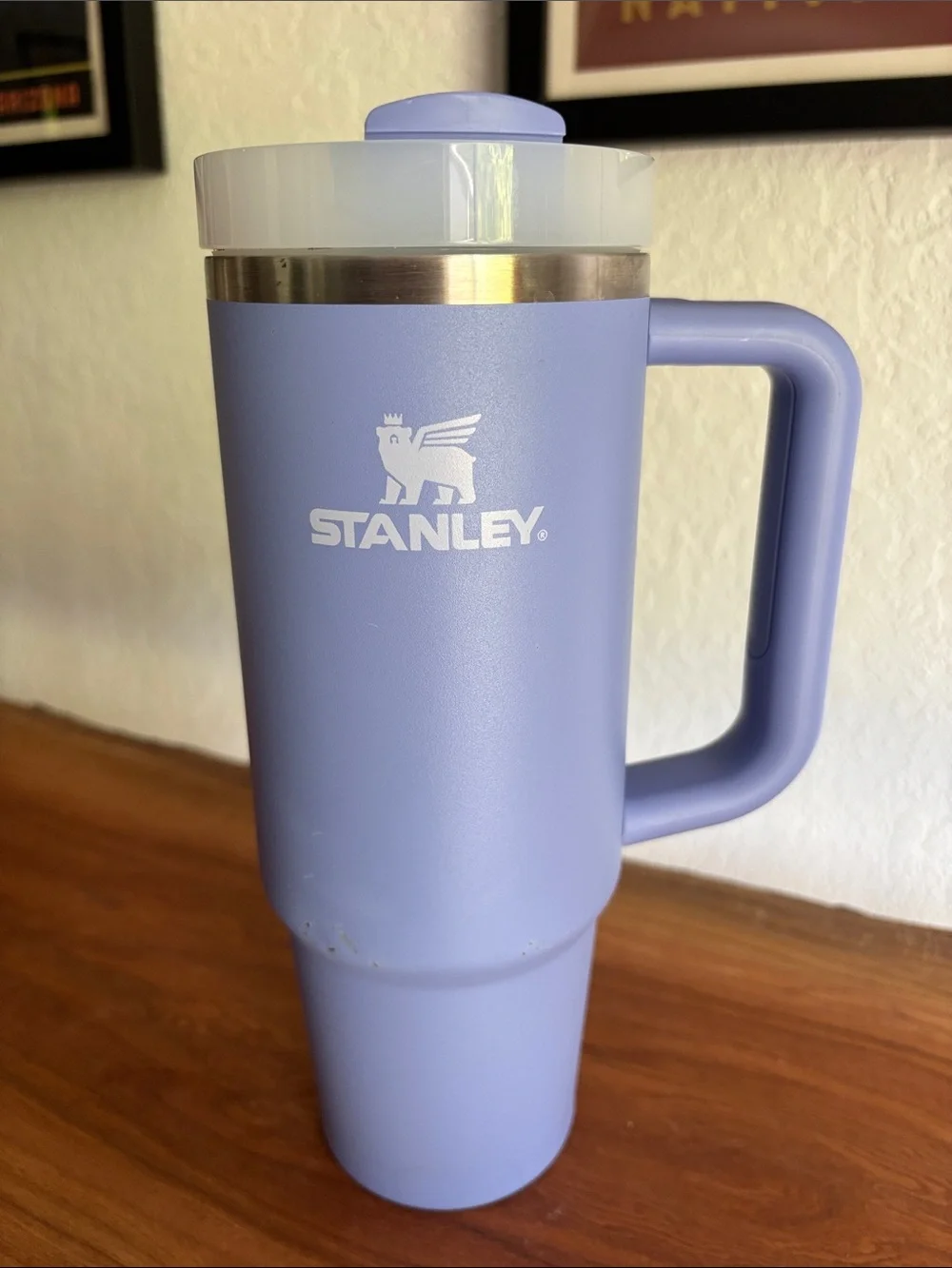 Stanley Lavender and Tan Insulated Travel Mugs with Handle 30oz